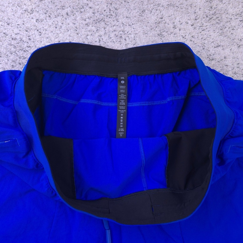 Lululemon License To Train Linerless 7 Inseam Training Shorts Mens XXL Blue - Picture 4 of 8